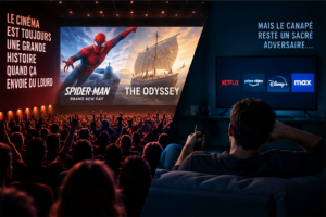 Salle de cinéma face au streaming à domicile et au retour du public pour les films événementiels