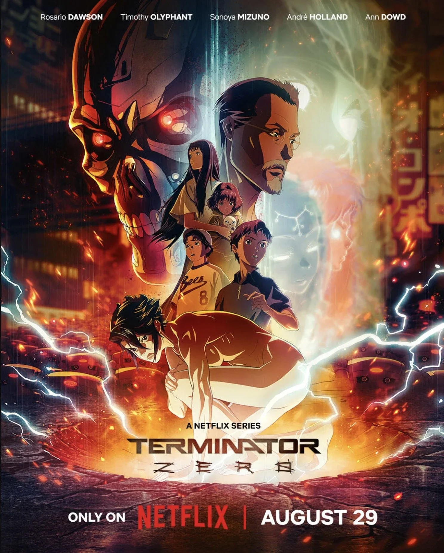 Terminator Zero sur Netflix - anime de la saga Terminator