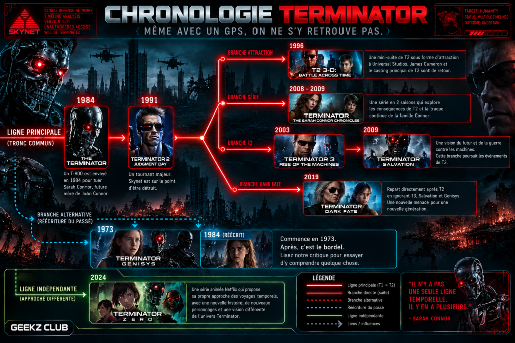 Terminator : Timelines & branches