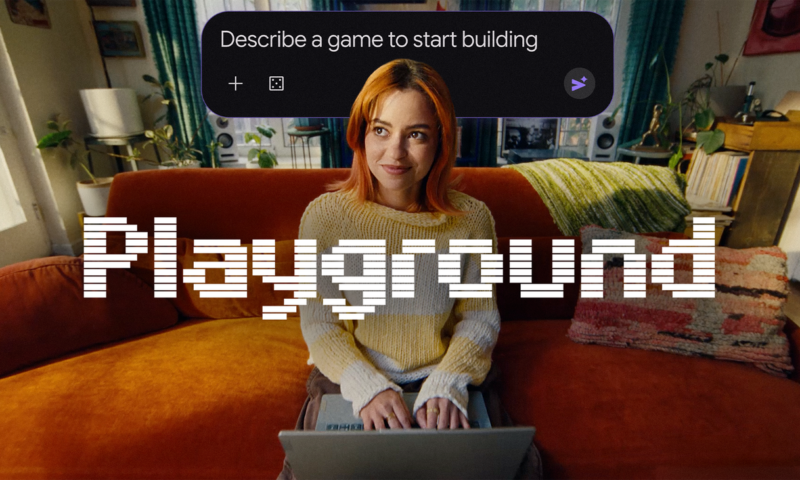 Google Playground et Unity Spark : créer un jeu vidéo avec une simple phrase ?