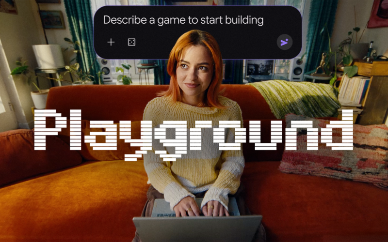 Google Playground et Unity Spark : créer un jeu vidéo avec une simple phrase ?